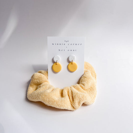 Scrunchie Set VERA gelb